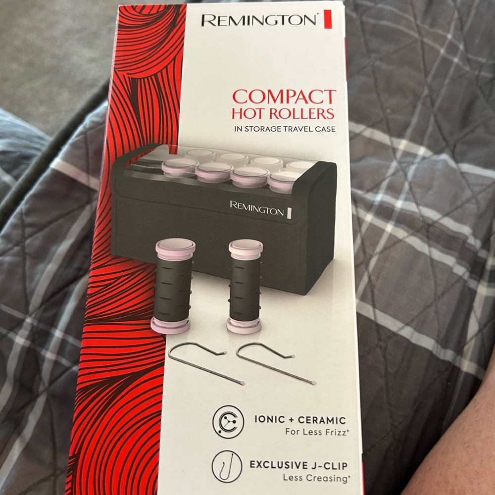 Remington Black and Pink Styling Rollers for Effortless Hair